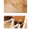 Wooden Plush Print Pet Furniture Cat Swing Bed